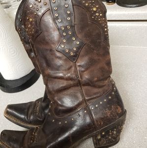 Studded ariat boots